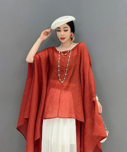 Contrast Flow Skirt